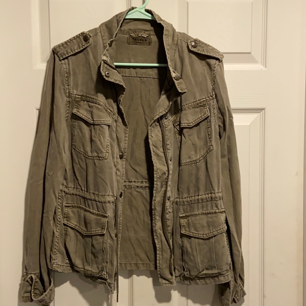 army green jacket